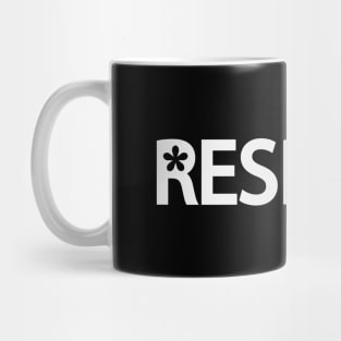 Respect typography design Mug